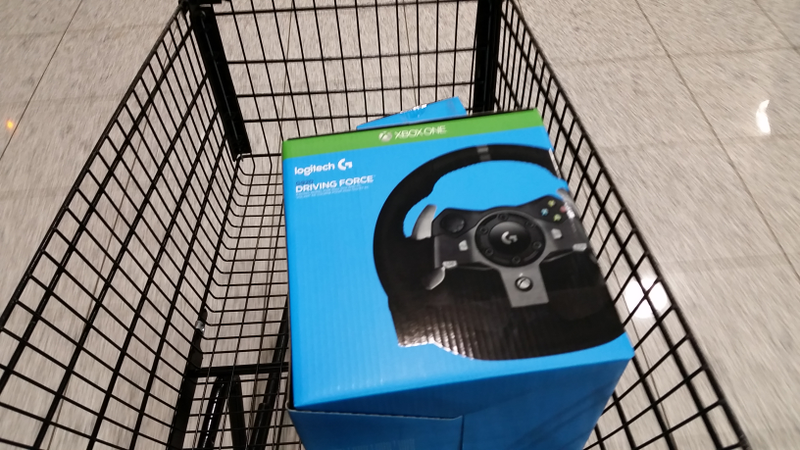 Fry’s decided to hide the good stuff in the corner with all the other Logitech gear.